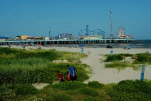 Galveston’s East Beach, Texas