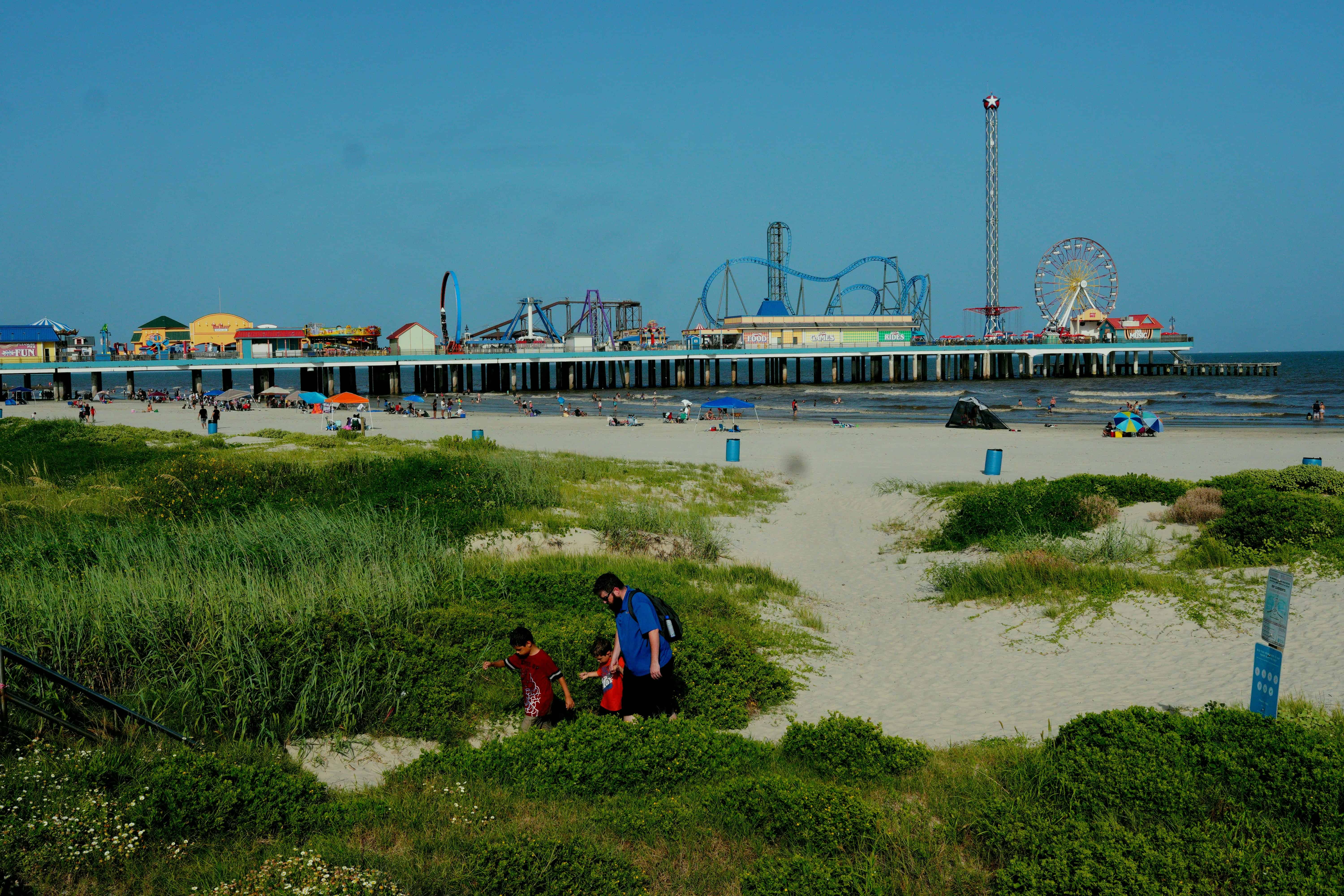 Galveston’s East Beach, Texas