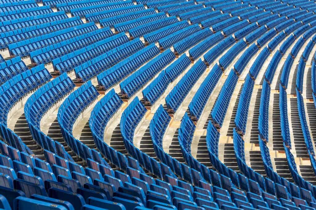 stadium aisle seat