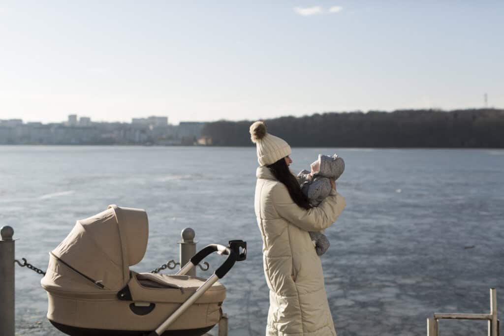 folding stroller cruise ship deck family