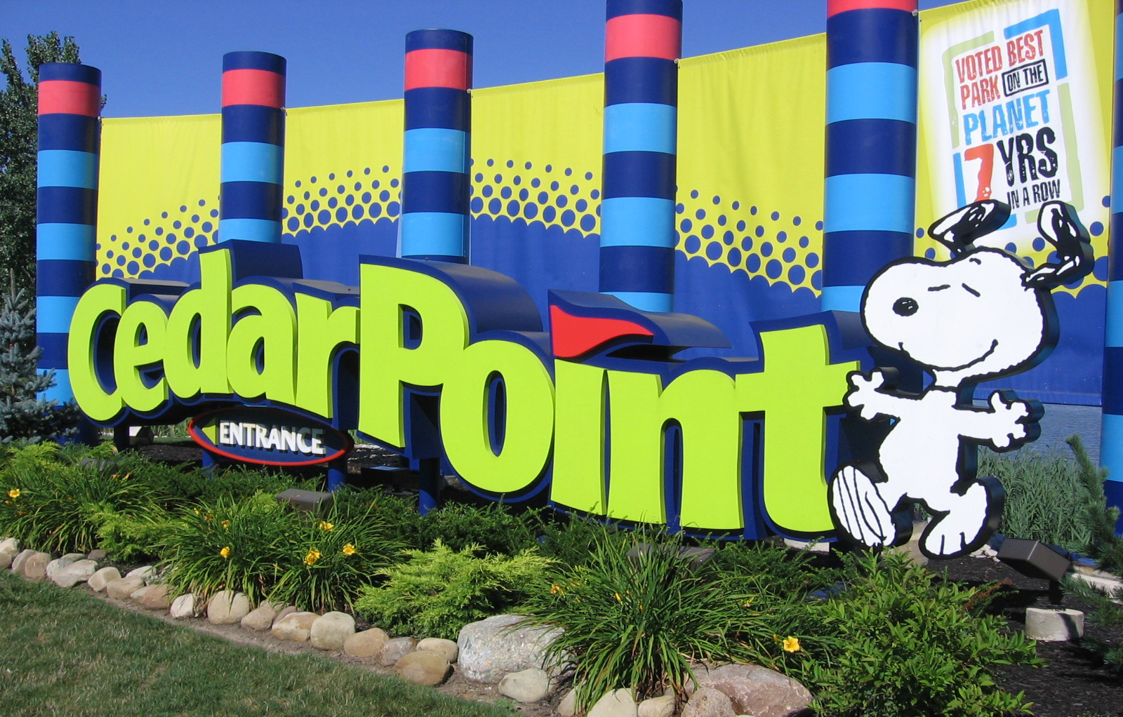 Entrance to Cedar Point