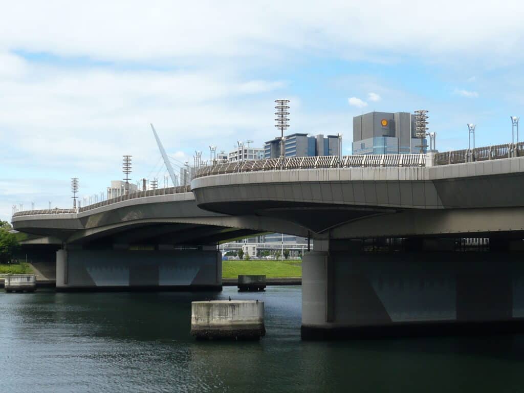 Fuji Dream Bridge in Fuji City, Japan
