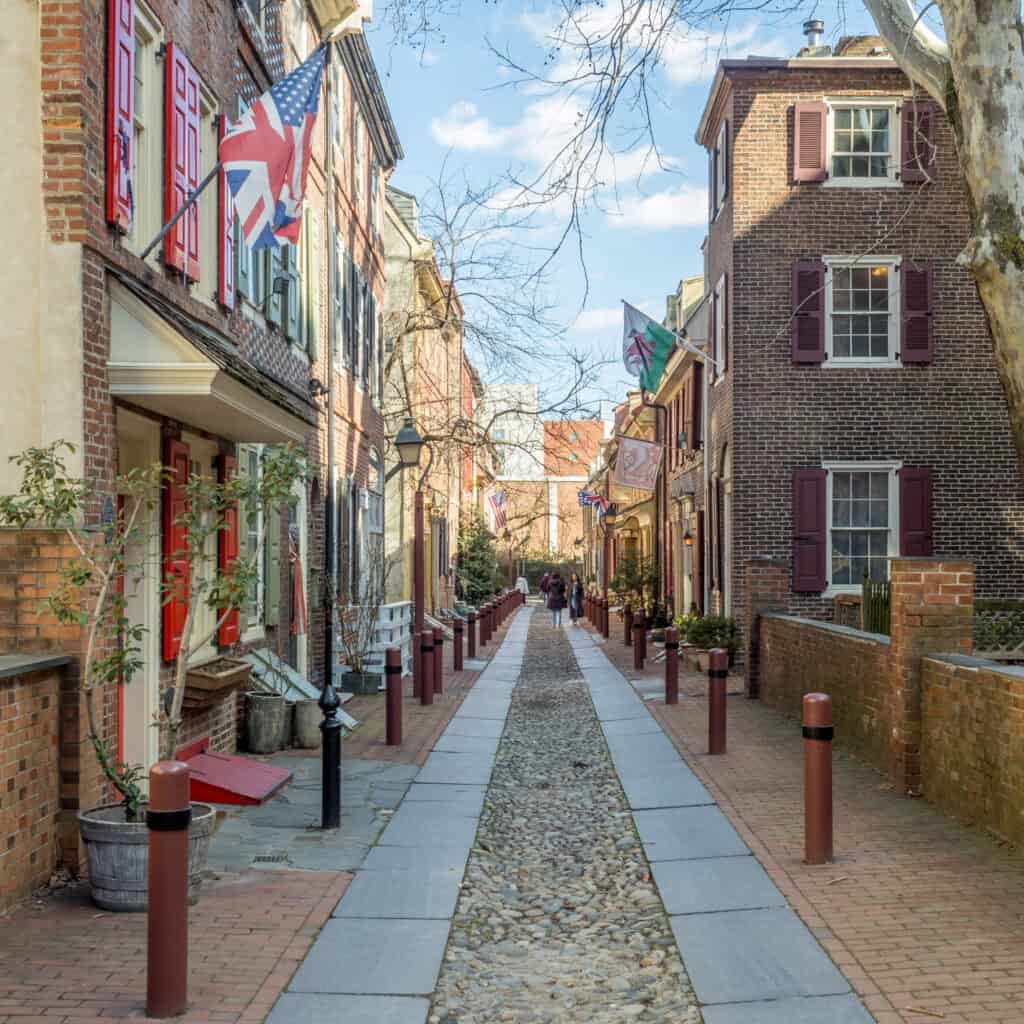 Elfreth’s Alley, Philadelphia, Pennsylvania