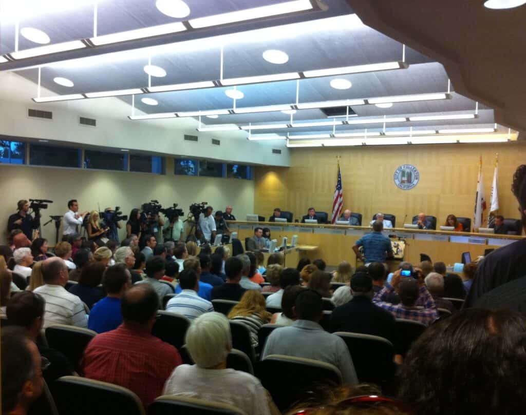 city council budget meeting USA