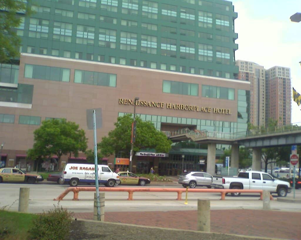 Harborplace And Inner Harbor Pavilions, Baltimore, Maryland