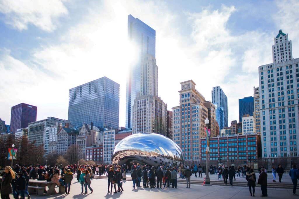 Cloud Gate The Bean, Chicago, Illinois