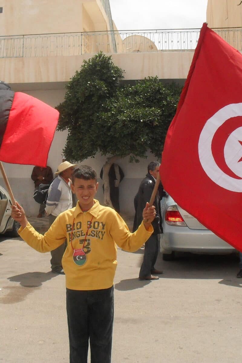 Tunisia,Libya Border Crossings