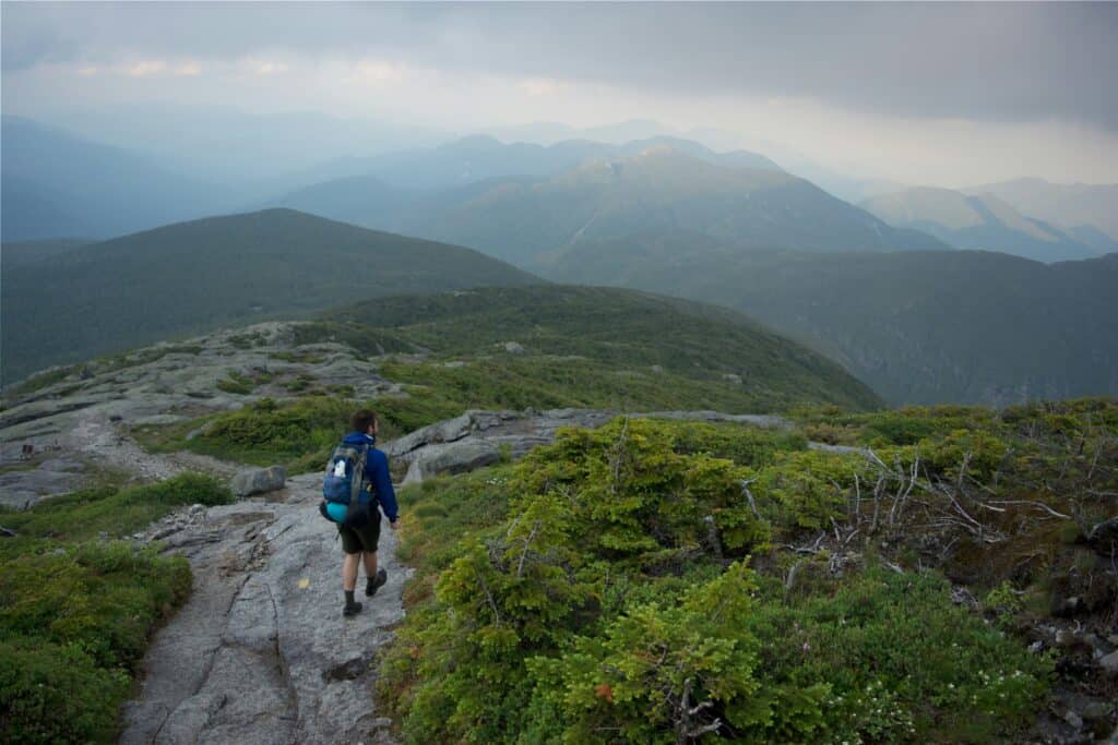 Adirondacks backpacking trail
