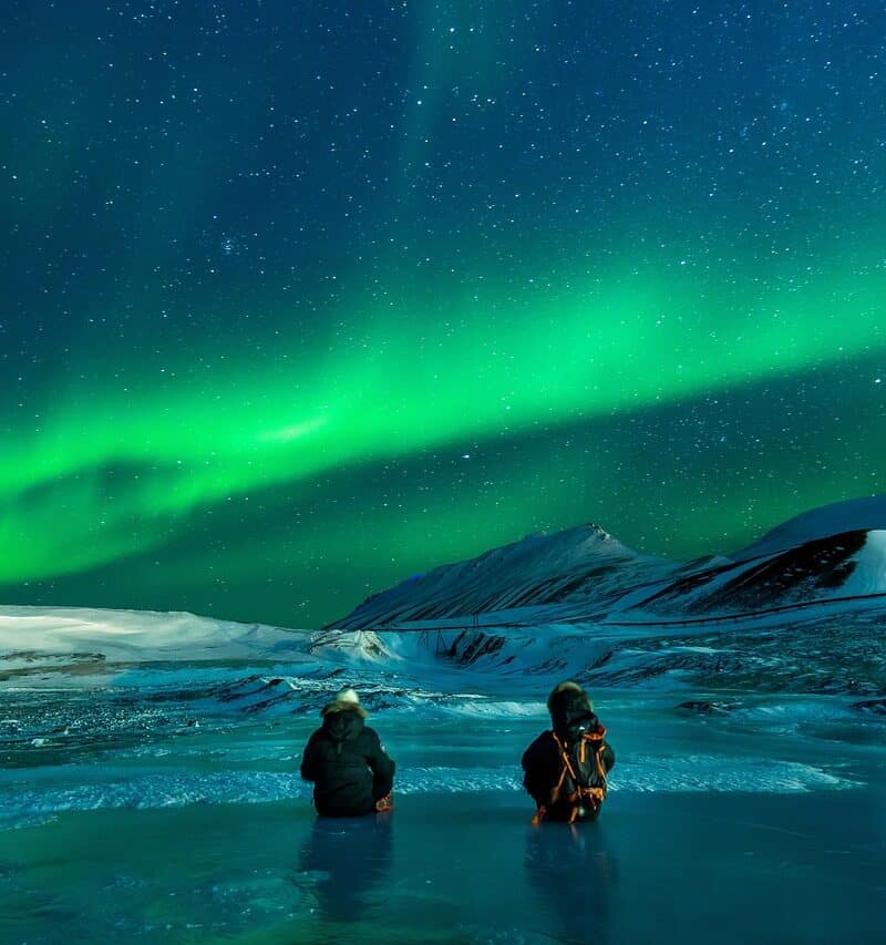 aurora borealis Alaska midnight