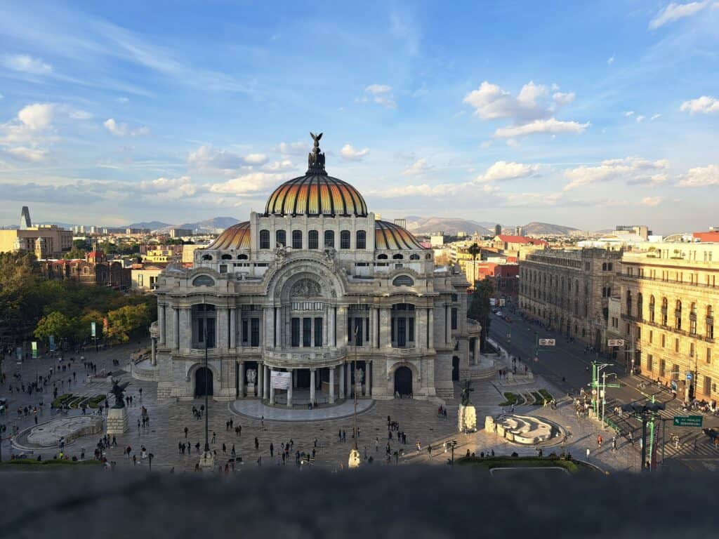 Mexico City Palacio de Bellas Artes daytime
