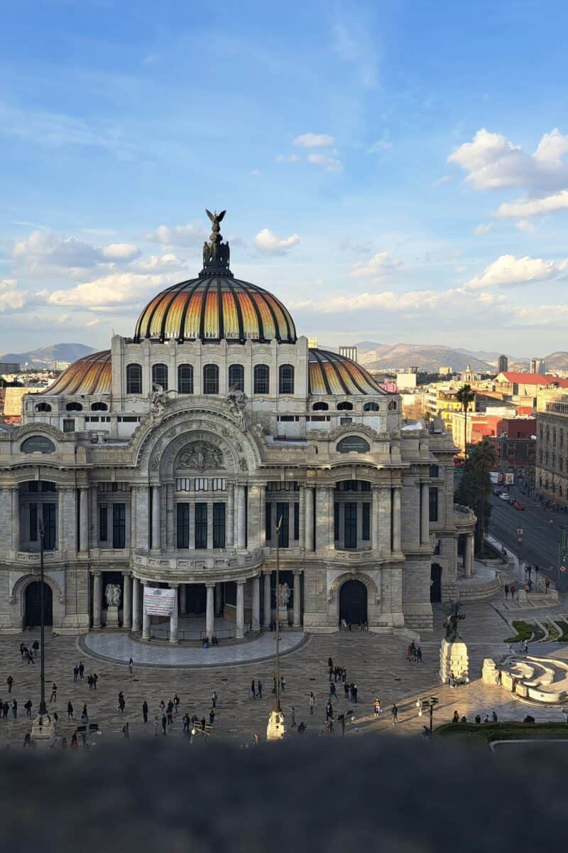 Mexico City Palacio de Bellas Artes daytime
