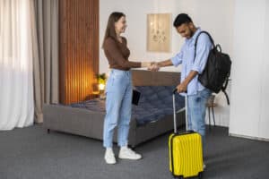 “late night check in luggage”