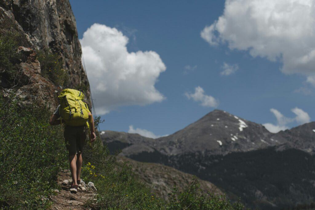 Colorado alpine backpacking trail
