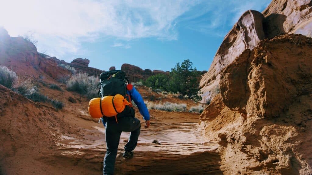Utah canyon backpacking
