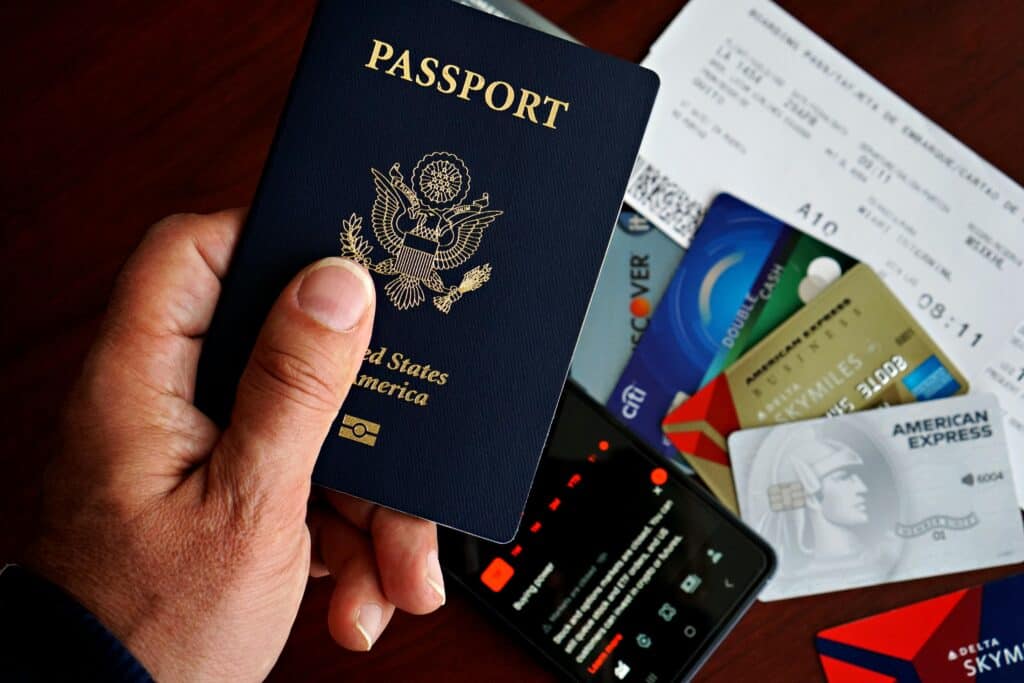US Passport and Travel Essentials Arrangement
