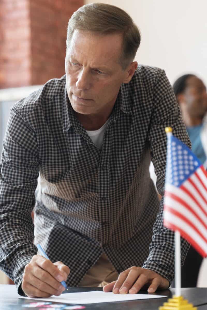 passport and ID paperwork desk