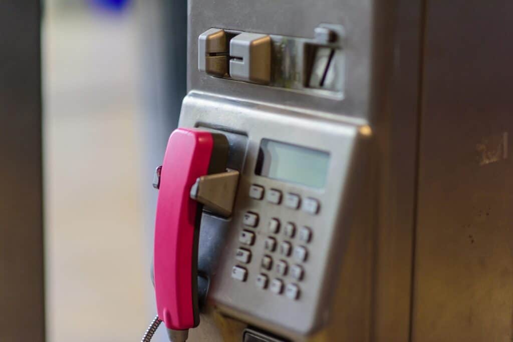 recording phone in public space