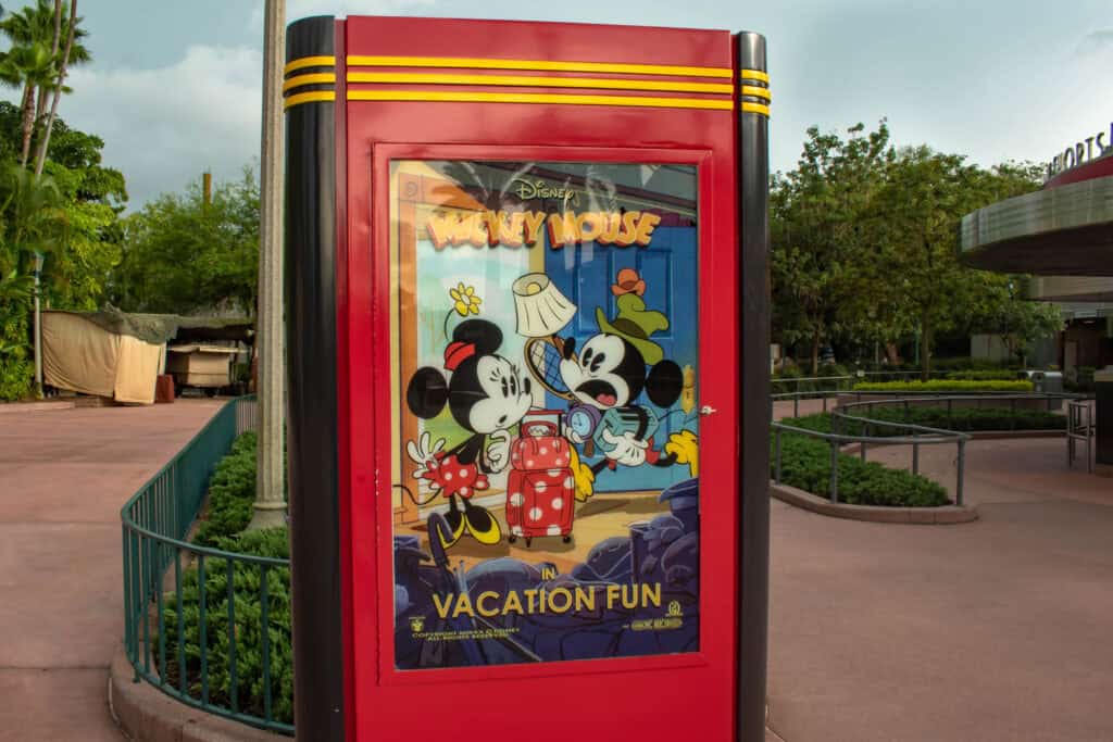 Disney ride closed sign