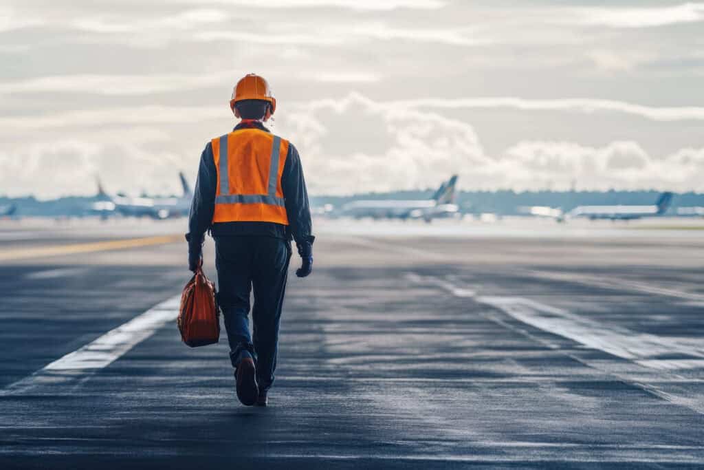 airport construction delay interior