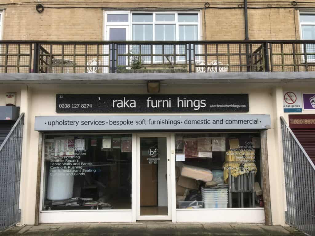 rent to own furniture showroom