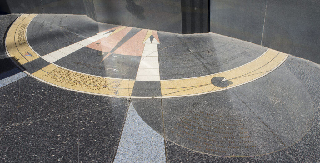 “Hoover Dam star map terrazzo floor”