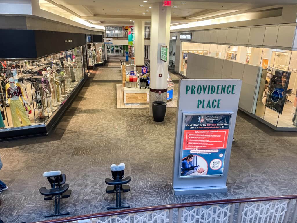 mall converted into apartments