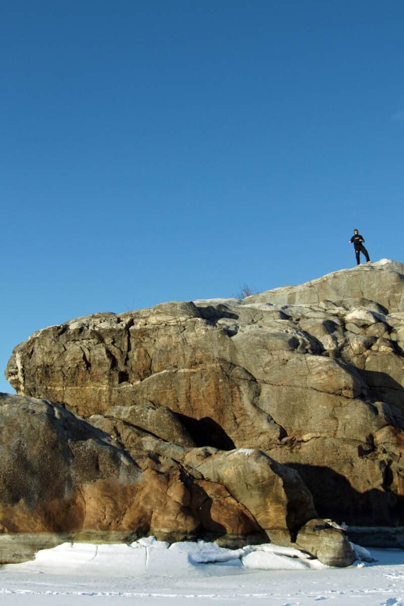 glacial erratic stones seabed