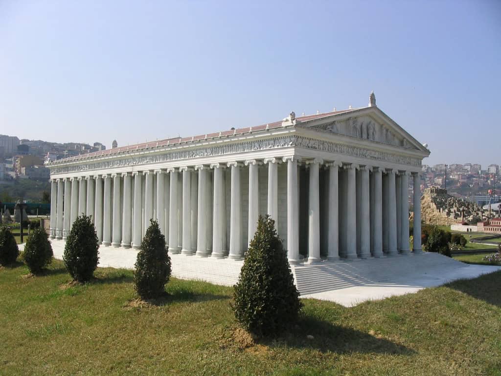 Temple Of Artemis At Ephesus As A Marble Civic Stage
