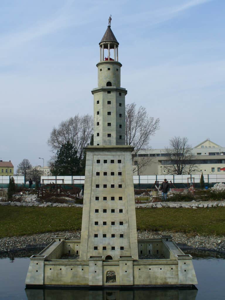 Lighthouse Of Alexandria As A Vertical Signal City