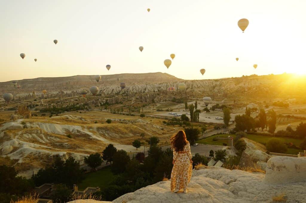 Glide Over Cappadocia at Sunrise, Türkiye