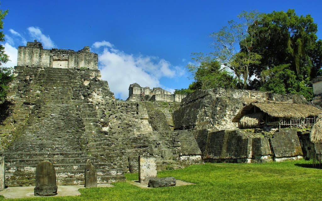 Maya acropolis ruins