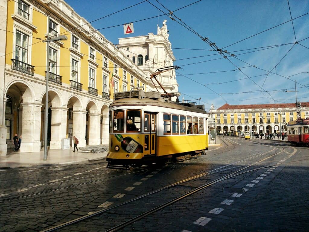 Lisbon tram 28 everyday commute