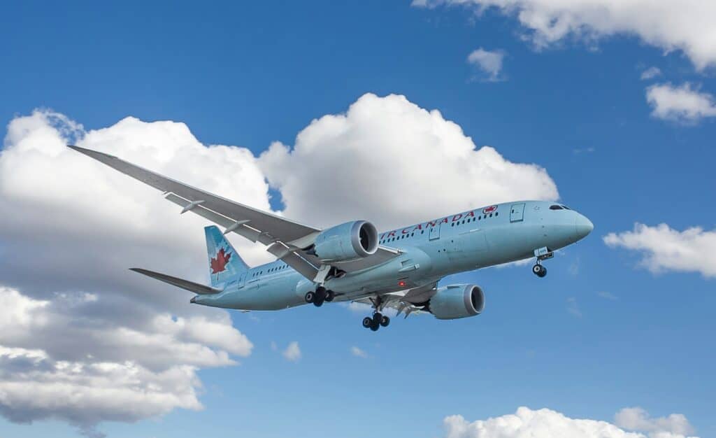 Air Canada flight