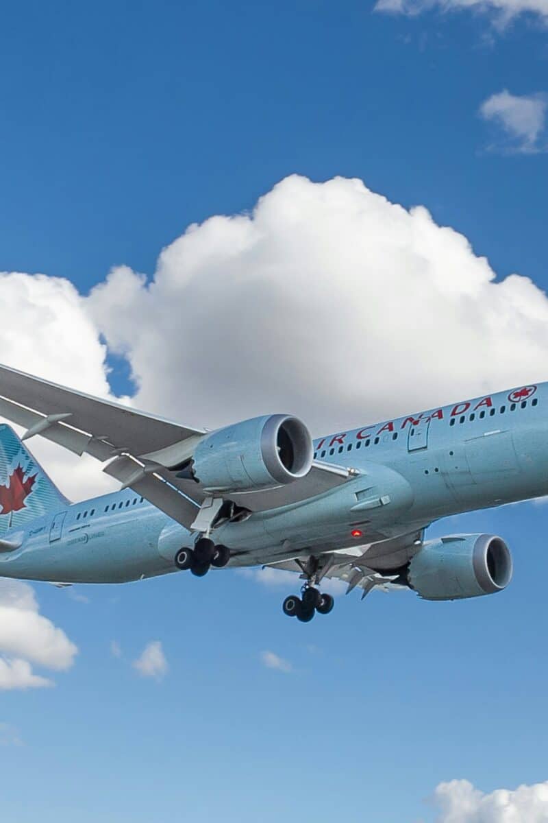 Air Canada flight