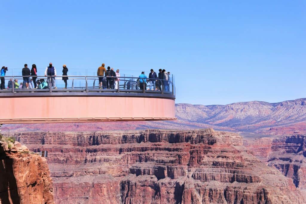 Grand Canyon Skywalk glass bridge