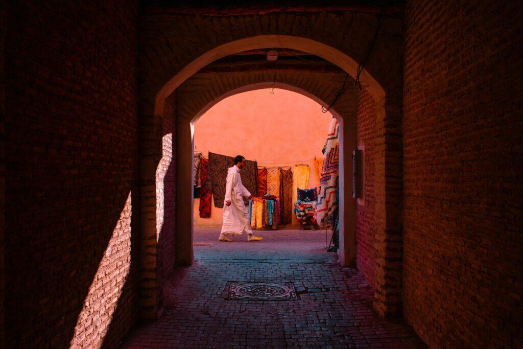 Marrakech medina alleys