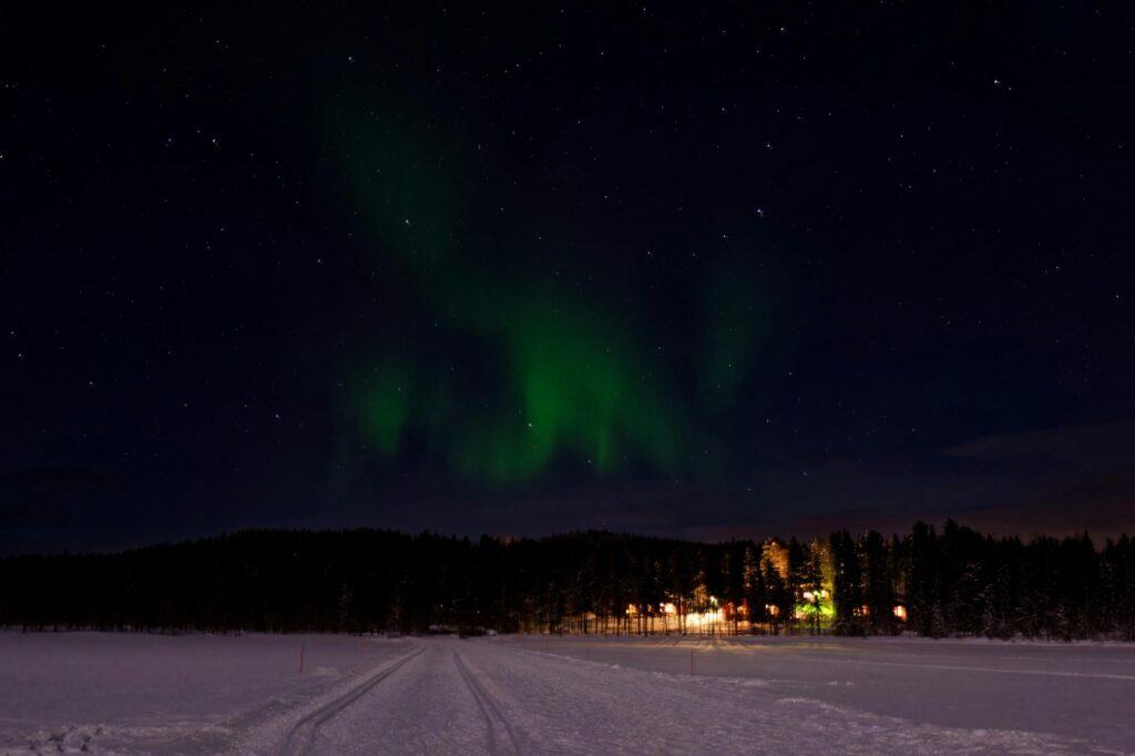 Lapland winter darkness