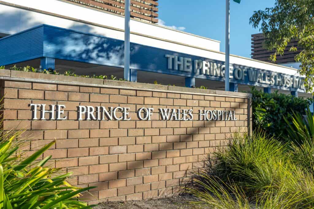 Lisbon public hospital exterior