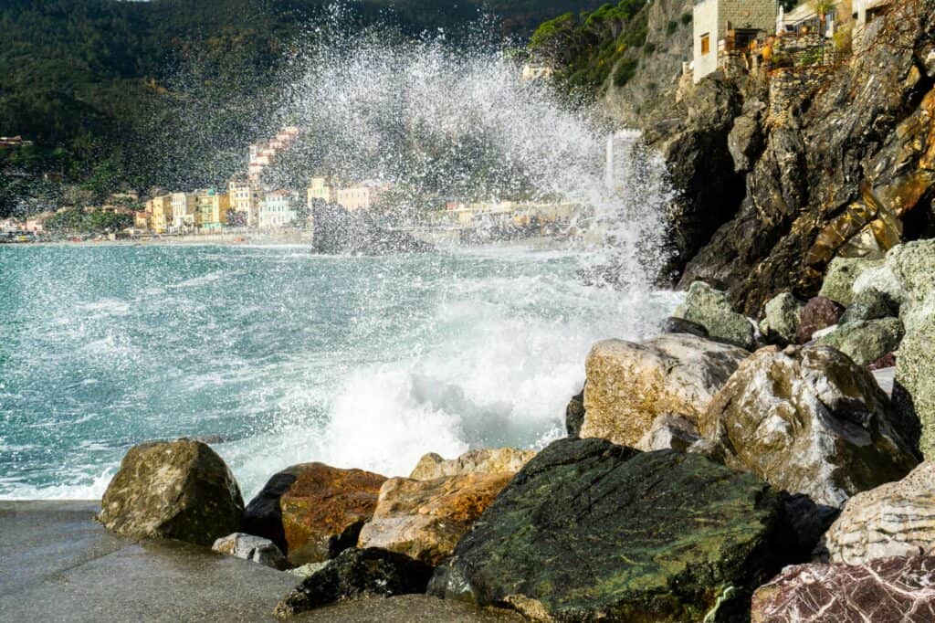 southern Italy storm damage coastline”