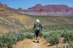 Grand Canyon hiking steep trail