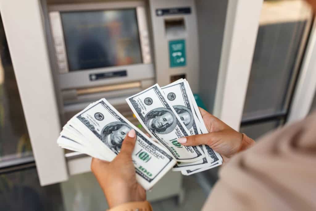 ATM withdrawal cash travel