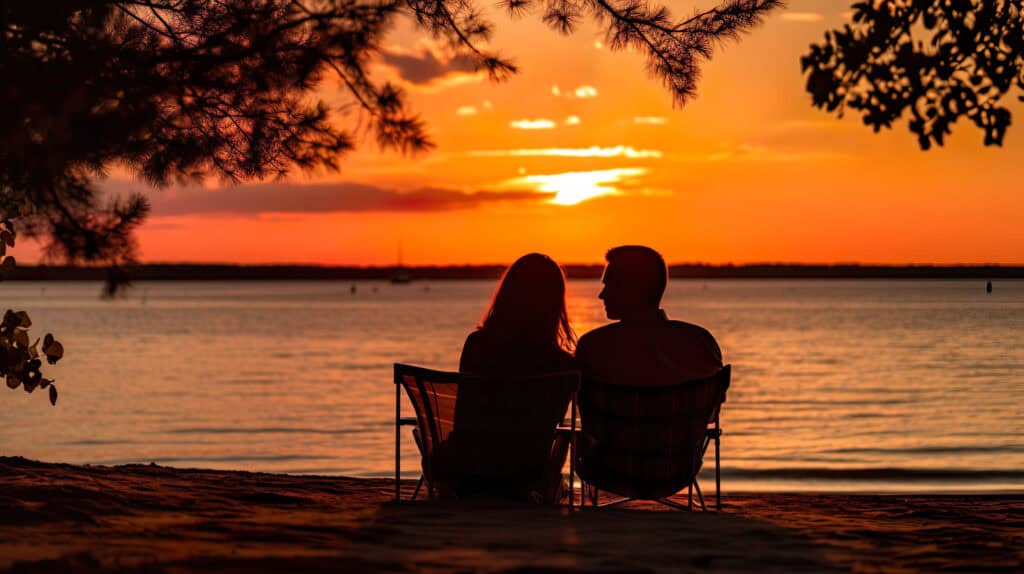 lakeside romantic getaway