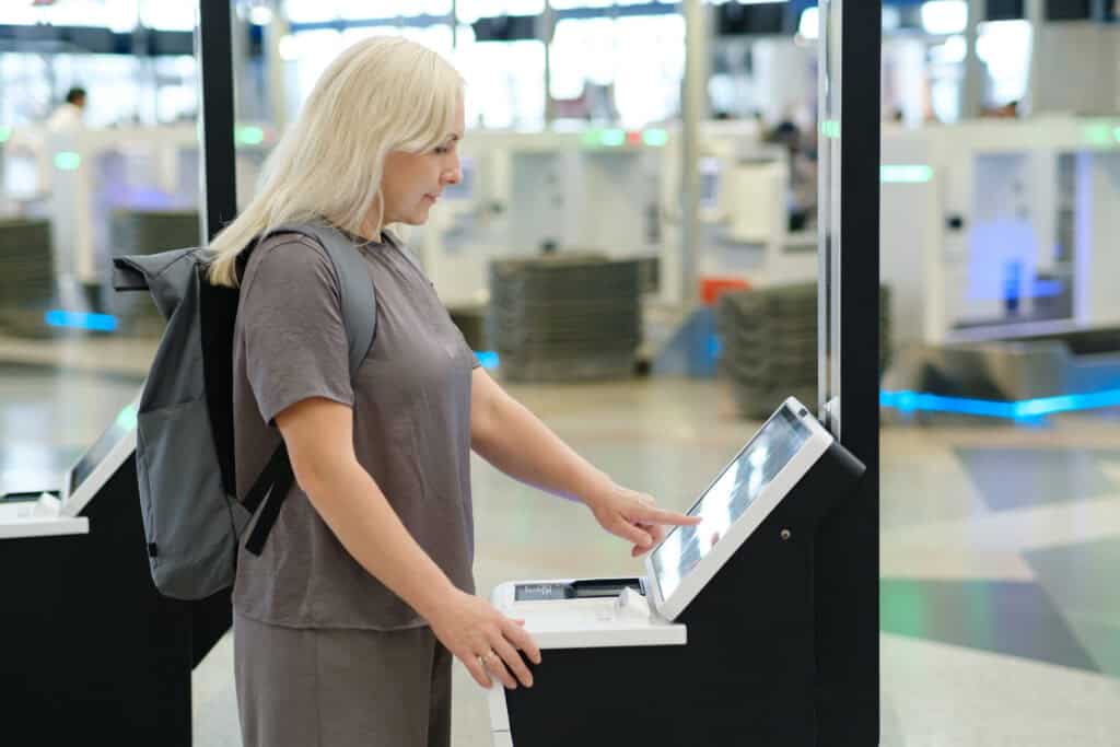 airport ATM terminal arrivals