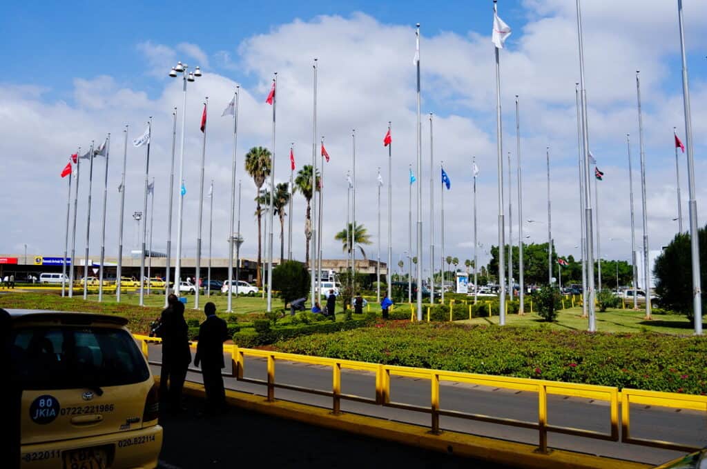 Nairobi Jomo Kenyatta Airport terminal