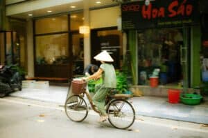 Hanoi Old Quarter street life Vietnam