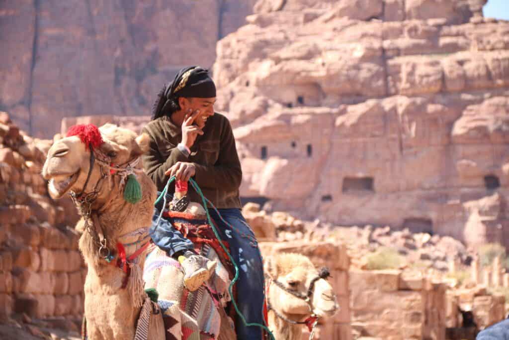 Petra tourists midday