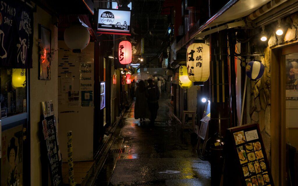 Alleyways Behind Late-Night Bars