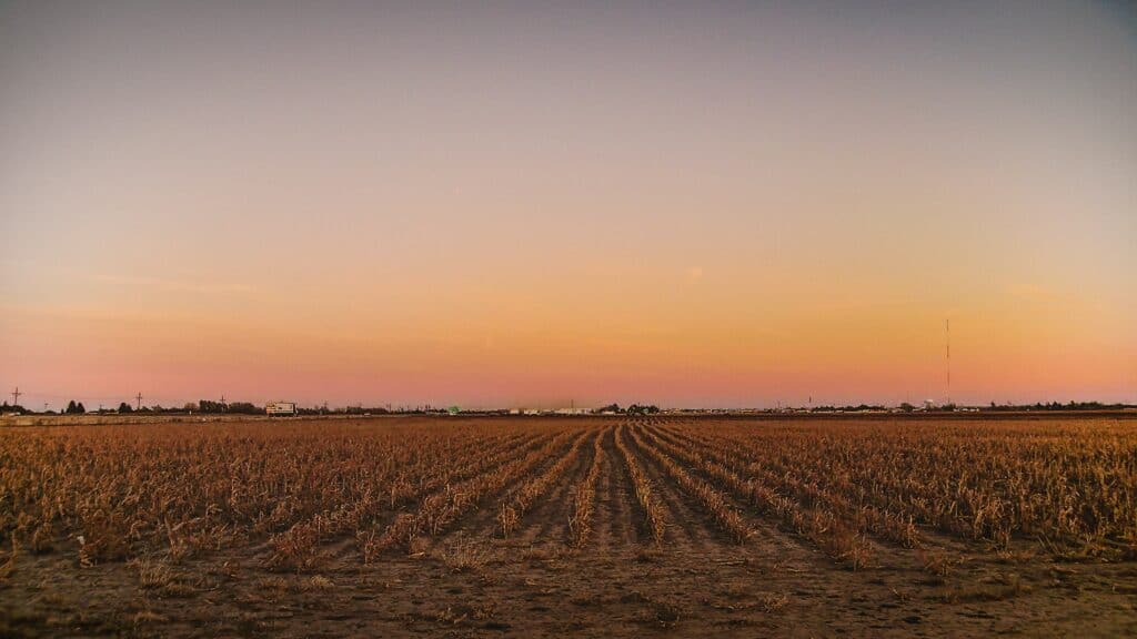 oil field pump jack West Texas sunset