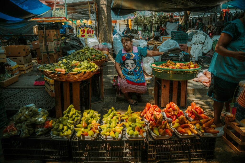 local market Tulum Mexico traditional