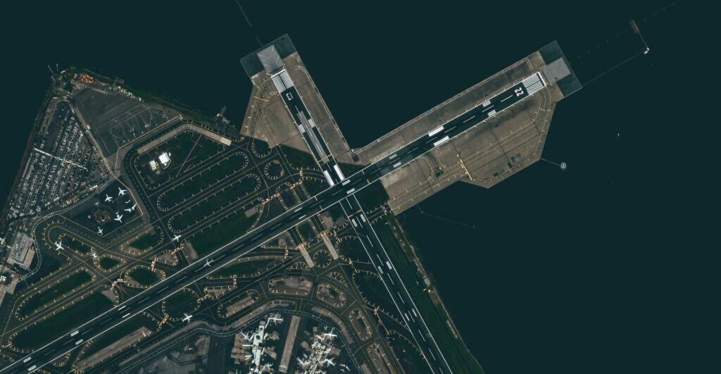 airplane flight path detour map